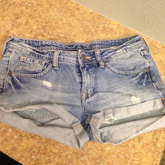 Denim Short Shorts