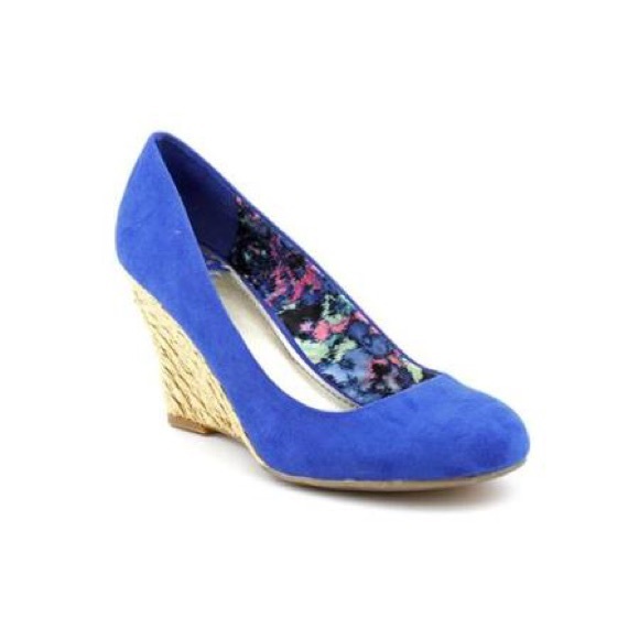 Fergie Shoes - [fergalicious] cobalt blue wedges