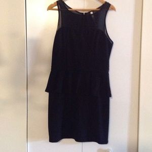 Black Peplum Dress