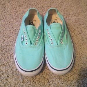 Turquoise Vans