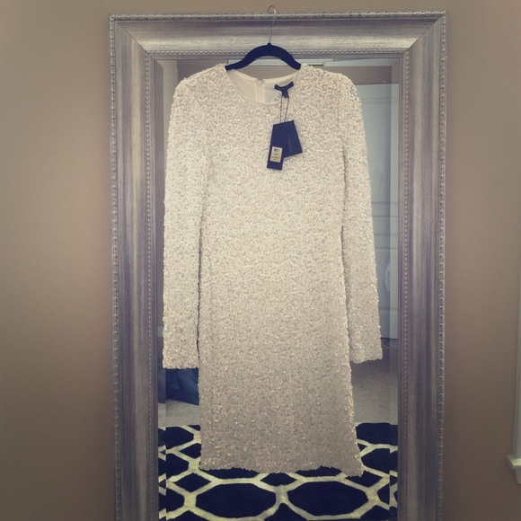 Rachel Zoe long sleeve sequin dress BNWT
