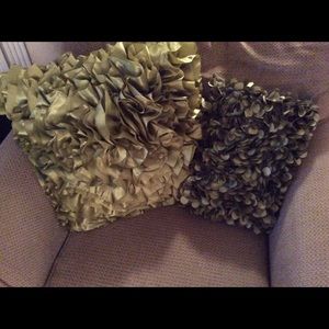 Silk pillows