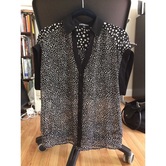 Worn once Express blouse sz Small