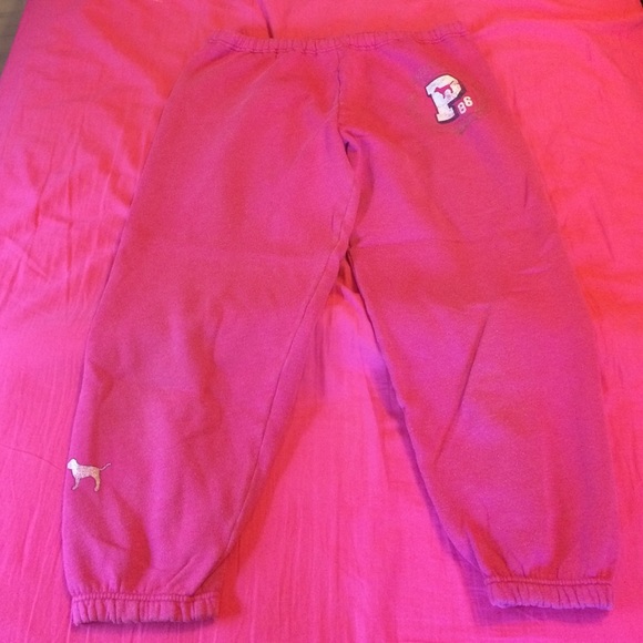 Pink Crop Sweatpants
