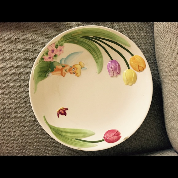 Tinker bell ceramic plate