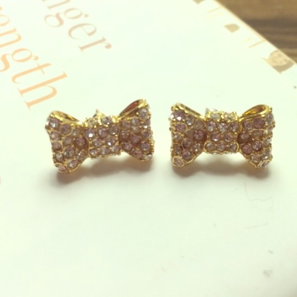 Kate Spade All Wrapped Up Pavé stud earrings