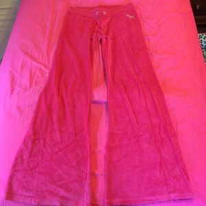 Long Pink Track Pants