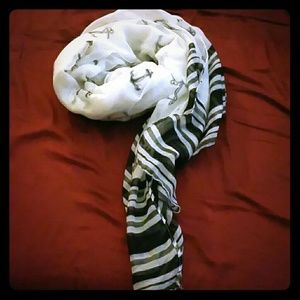 Anchor and Stripes Scarf