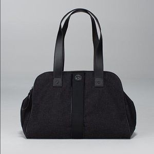 Two Times a Yogi Tote - Charcoal/Black - Wool