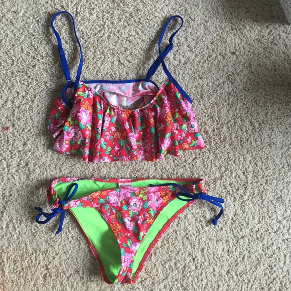 floral flowy bikini