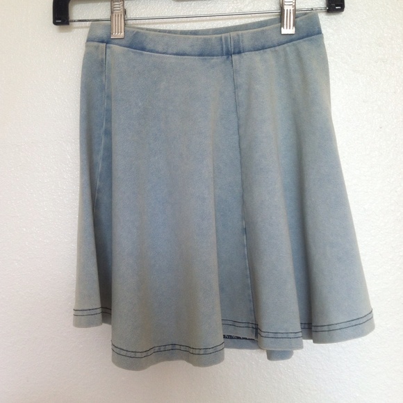 Denim circle skirt