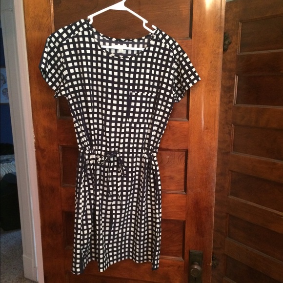 Navy blue and white Gap dress. Size XS
