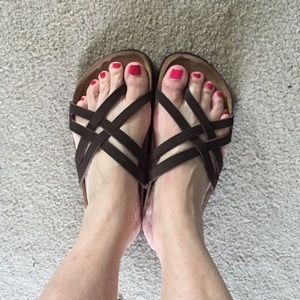 Really cute never worn Birkenstock sandals