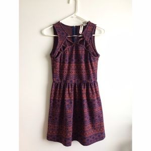 Geometric Cutout Dress