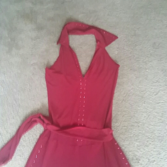 SOLD @ Ⓜ Bugundy jumpsuit nwot - Picture 3 of 3