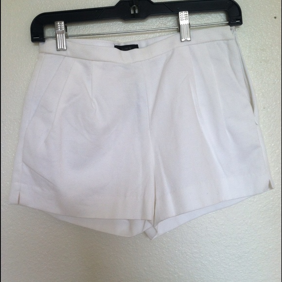 Jcrew white shorts
