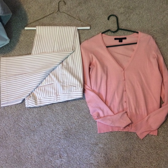 Express dress pants w: matching cardigan!