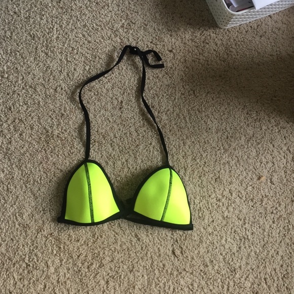 imitation triangl bikini top