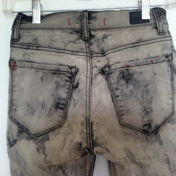 Distressed jeans