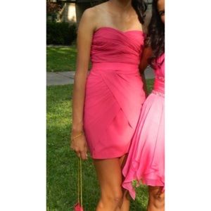 Aidan Magenta Cocktail Dress