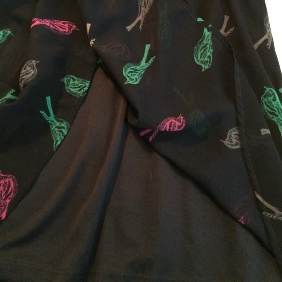 G&B Girls Semi Sheer Button down Bird Dress - Picture 3 of 4