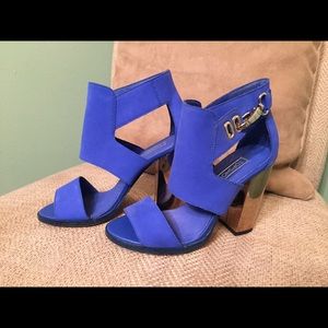 TopShop blue heel