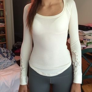 ivory free people long sleeve