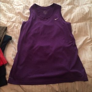 Two Nike dri fit workout tank. Size XL.