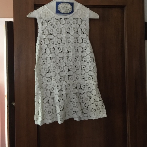 Ivory lace top