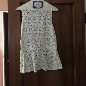 Ivory lace top