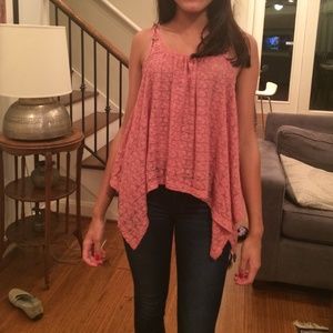 Pink Free People Blouse