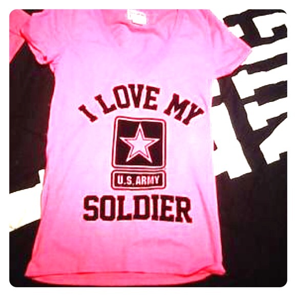 "Love My Soldier" Victoria's Secret shirt.