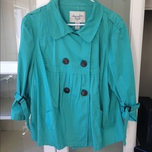 American Rag Plus Size Double Breasted Jacket