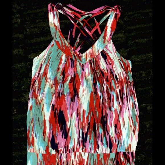 Gorgeous Multicolored strap top!! - Picture 1 of 4