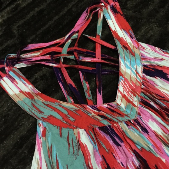 Gorgeous Multicolored strap top!! - Picture 3 of 4
