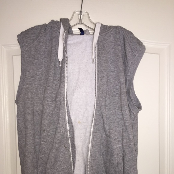 Grey Vest/Hoodie