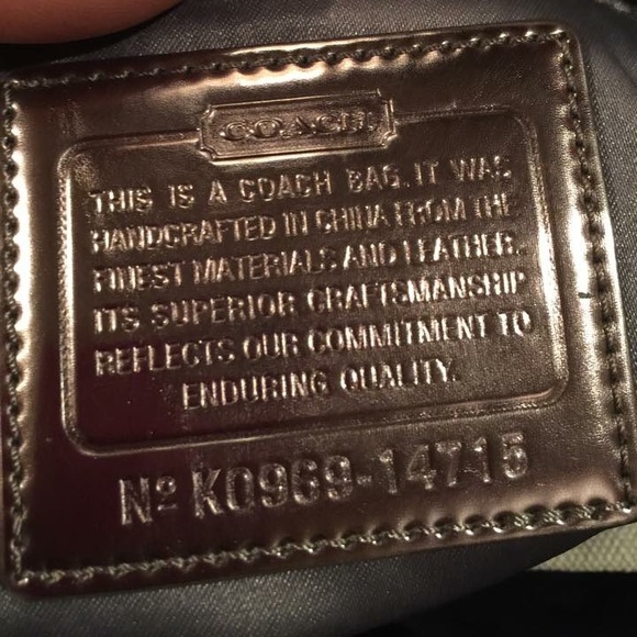 SOLD!!! VERY RARE COACH POPPY SILVER CHAN - Picture 3 of 4