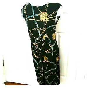 Apt 9 knee length dress knot twist dress sleeveles