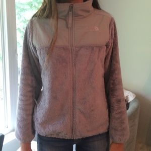 Grey North Face jacket