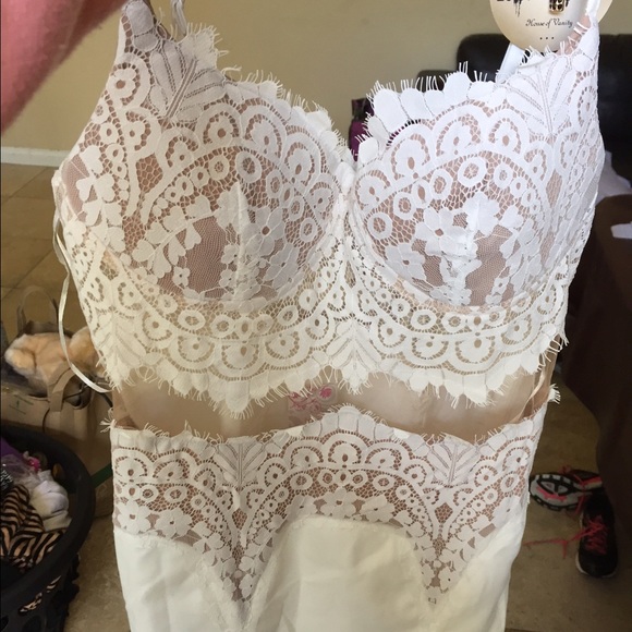 Lace White Goddess Cutout Maxi Dress - Picture 2 of 3