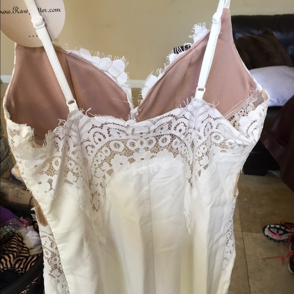 Lace White Goddess Cutout Maxi Dress - Picture 3 of 3