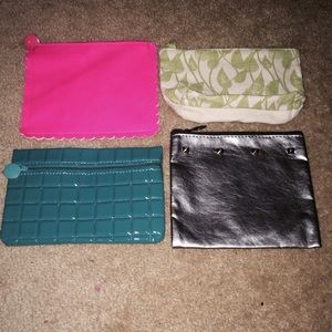 4 ipsy makeup bag bundles.