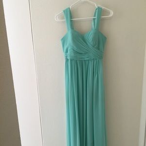 Petite Mint green bridesmaid dress