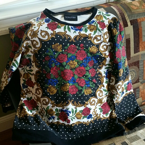 Holiday festive Mink Pink Sweatshirt