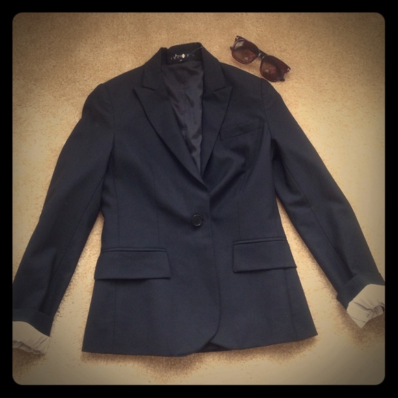 theory 00 black blazer