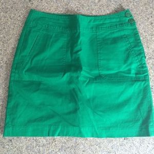 Green skirt