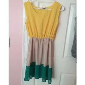 Color block dress