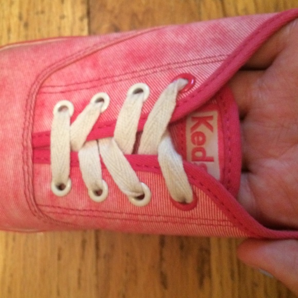 Keds in Distressed Pink - Picture 2 of 4