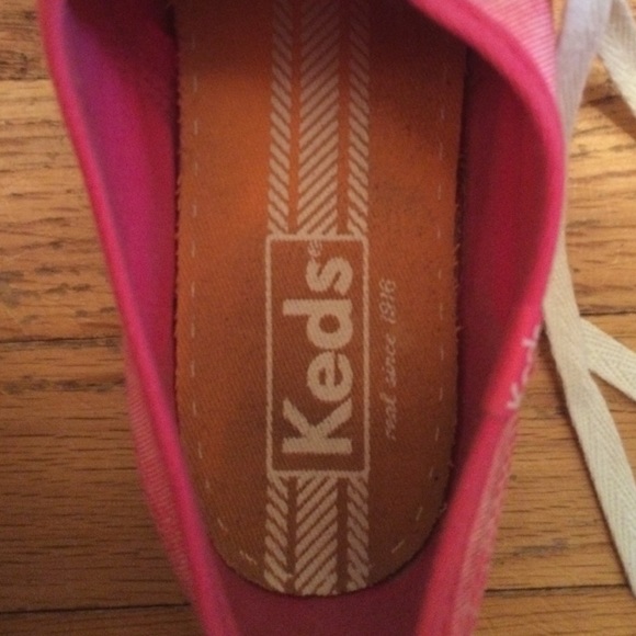 Keds in Distressed Pink - Picture 3 of 4