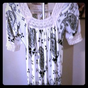 Black and white dress